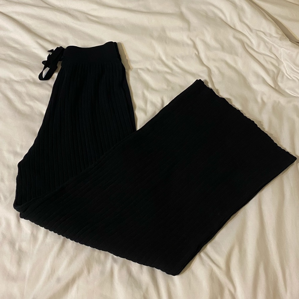 Unbranded | Ribbed Knit Lounge Drawstring Pants